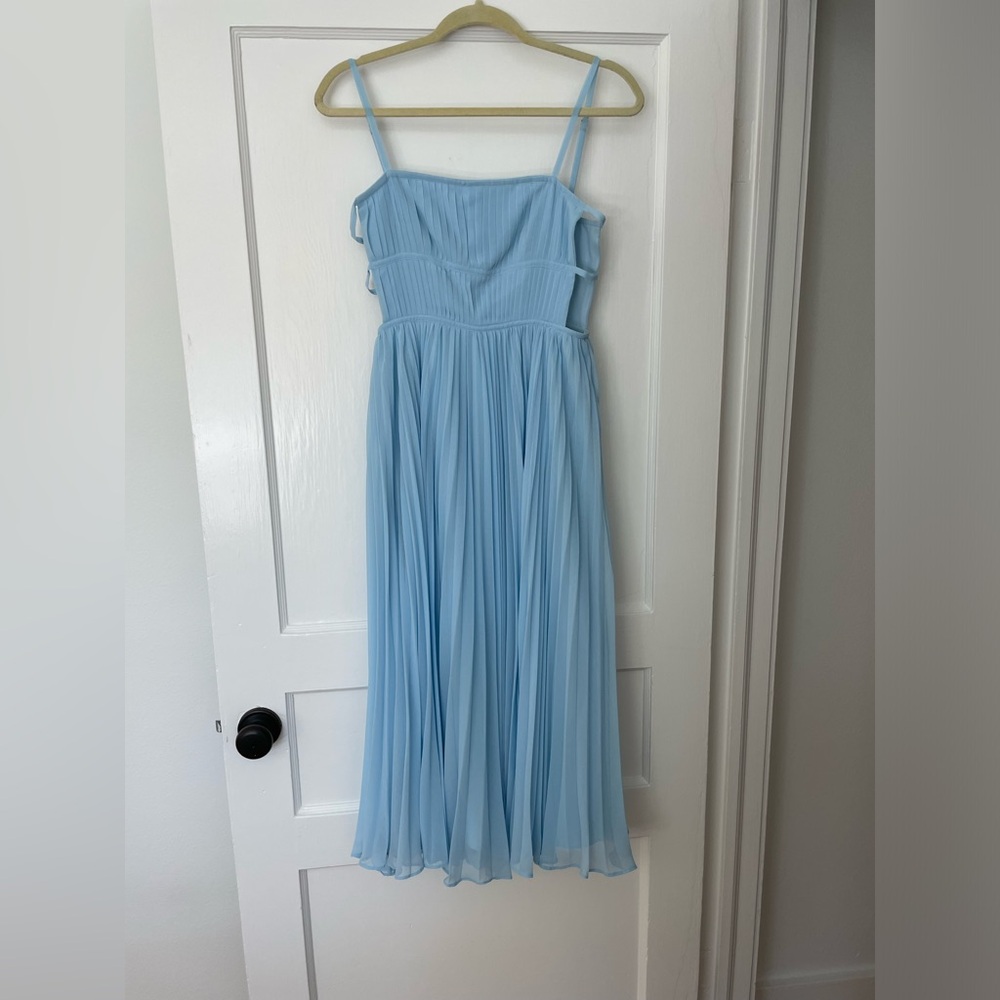 Fame and Partners pleated midi dress
